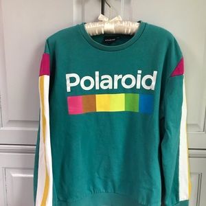 POLOROID crew neck sweatshirt